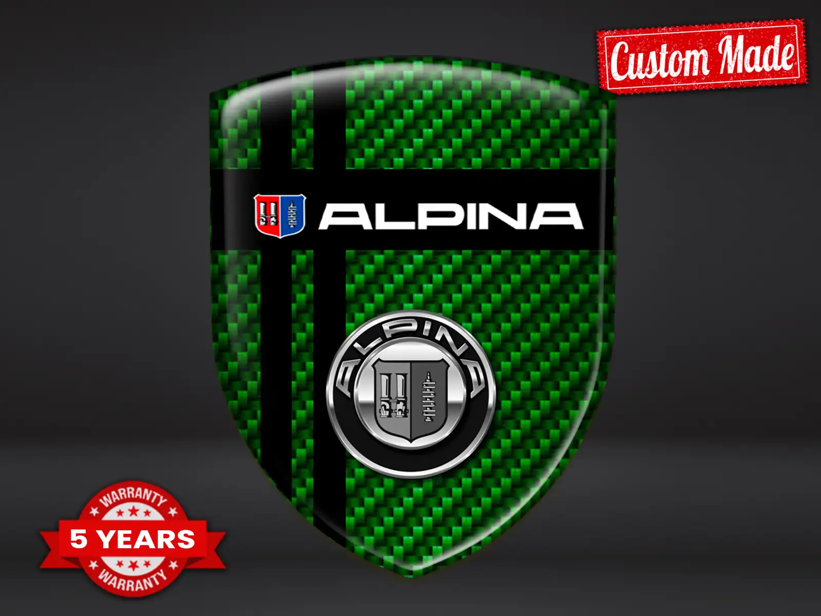 Alpina Heckscheibenaufkleber Racing Luxus Anpassbar